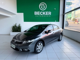 civic 1.8 exs 16v flex 4p automatico 2012 santa cruz do sul