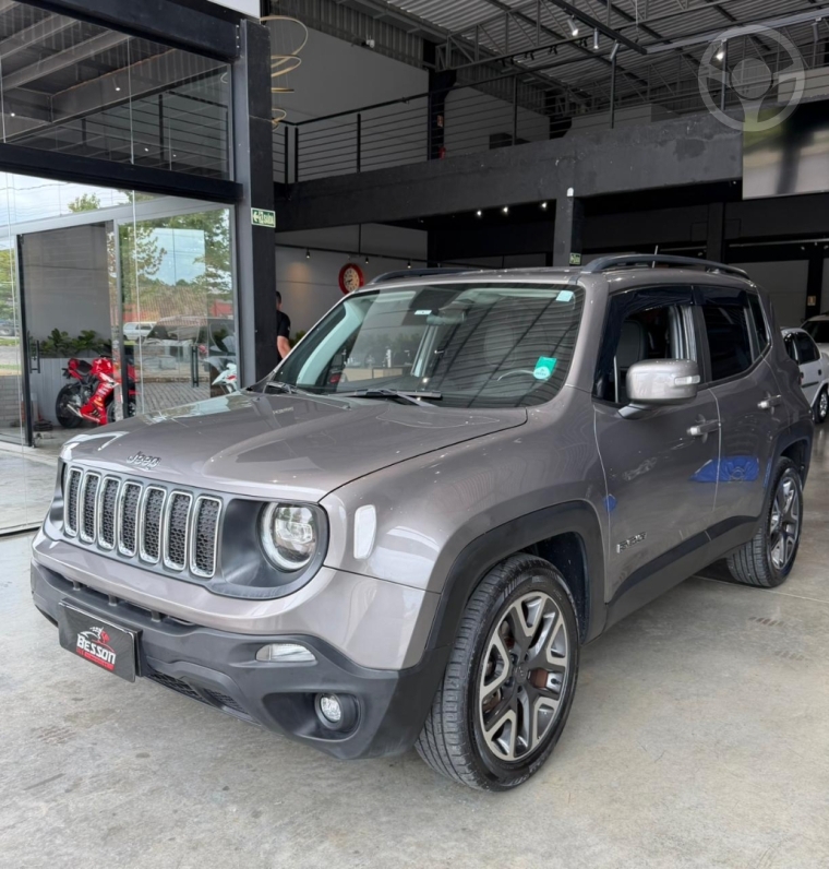 JEEP - RENEGADE 1.8 16V FLEX LONGITUDE 4P AUTOMÁTICO - 2019/2020 - CINZA - R$ 84.900,00