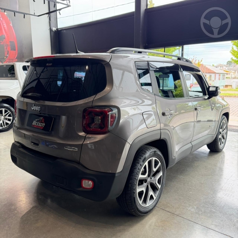 JEEP - RENEGADE 1.8 16V FLEX LONGITUDE 4P AUTOMÁTICO - 2019/2020 - CINZA - R$ 84.900,00