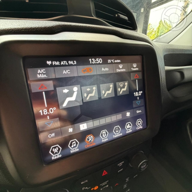 JEEP - RENEGADE 1.8 16V FLEX LONGITUDE 4P AUTOMÁTICO - 2019/2020 - CINZA - R$ 84.900,00