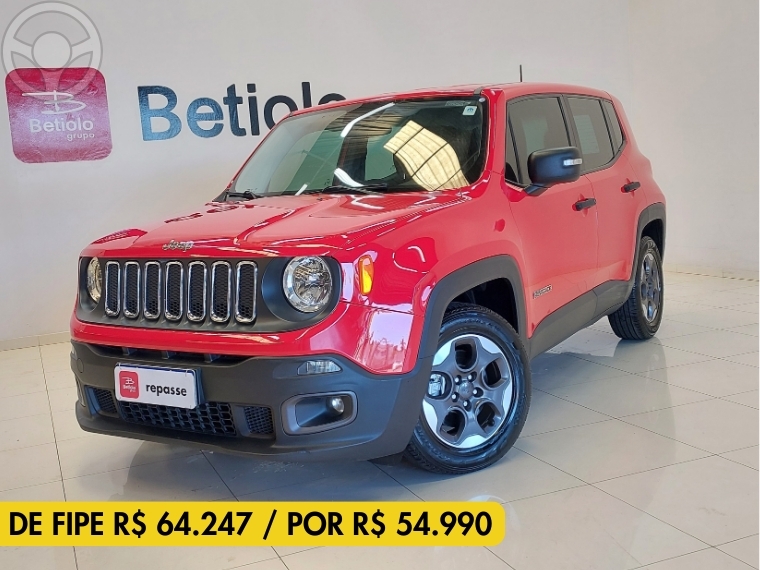 RENEGADE 1.8 16V FLEX SPORT 4P AUTOMÁTICO - 2016 - CAXIAS DO SUL