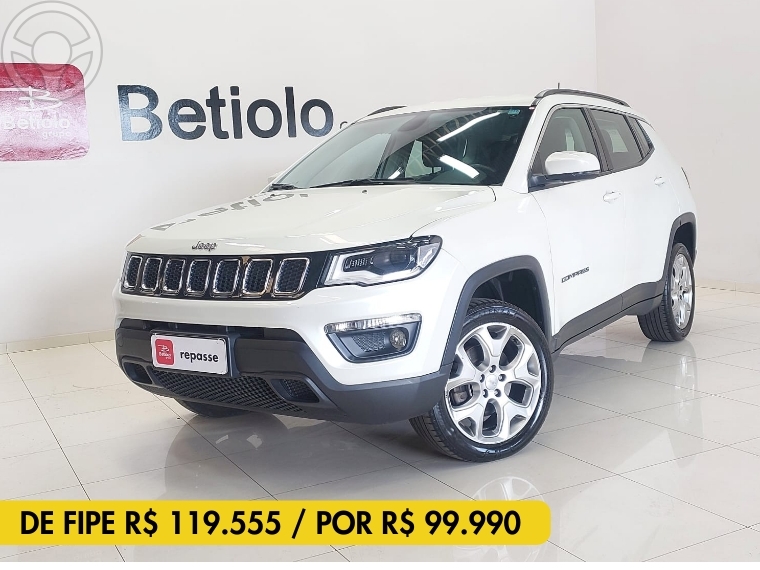 COMPASS 2.0 16V DIESEL LONGITUDE 4X4 AUTOMÁTICO - 2021 - CAXIAS DO SUL