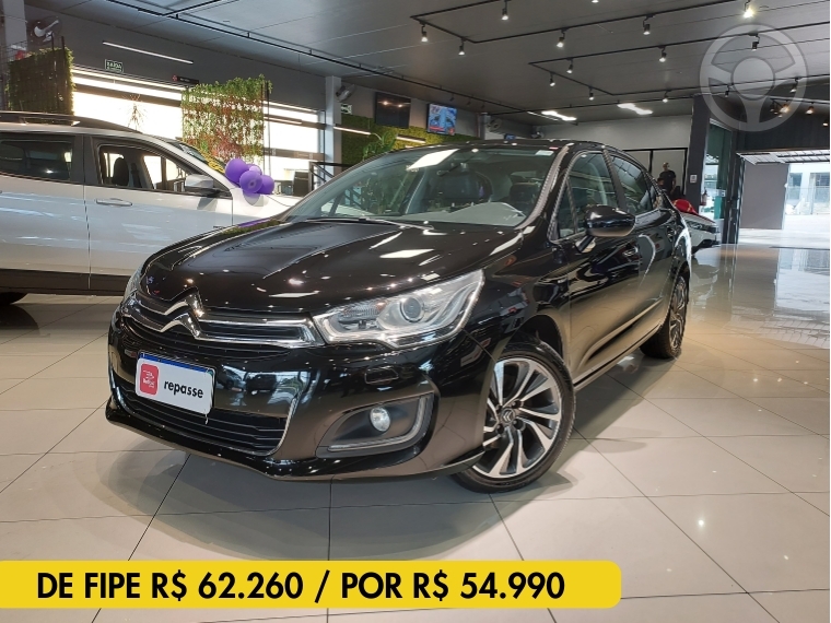 C4 LOUNGE 1.6 EXCLUSIVE 16V TURBO FLEX 4P AUTOMÁTICO - 2018 - CAXIAS DO SUL