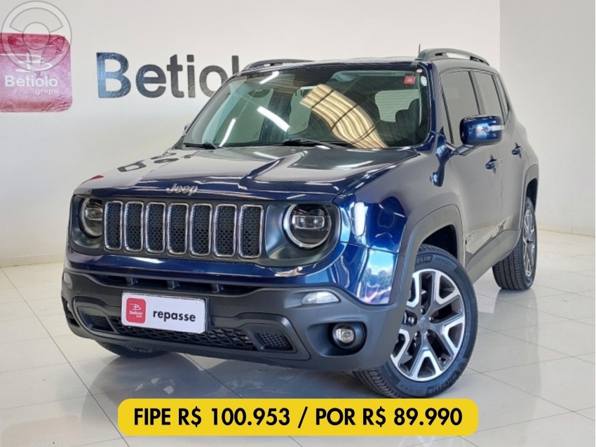 RENEGADE 2.0 16V TURBO DIESEL LONGITUDE 4P 4X4 AUTOMÁTICO - 2020 - CAXIAS DO SUL