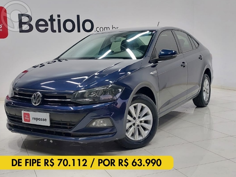 VIRTUS 1.0 200 TSI COMFORTLINE AUTOMÁTICO - 2018 - CAXIAS DO SUL