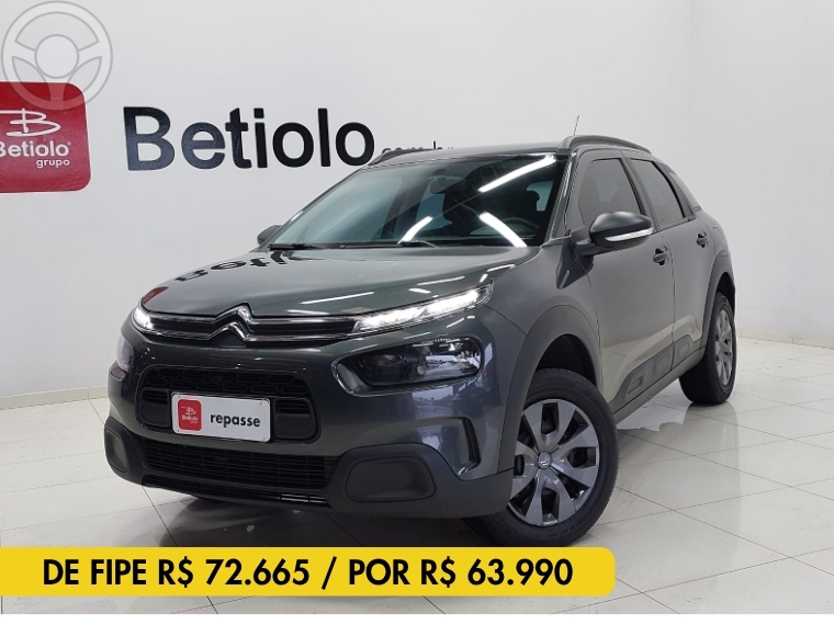 C4 CACTUS 1.6 VTI LIVE FLEX 4P AUTOMÁTICO - 2022 - CAXIAS DO SUL