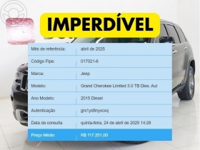 GRAND CHEROKEE 3.0 LIMITED 4X4 V6 24V TURBO DIESEL 4P AUTOMÁTICO