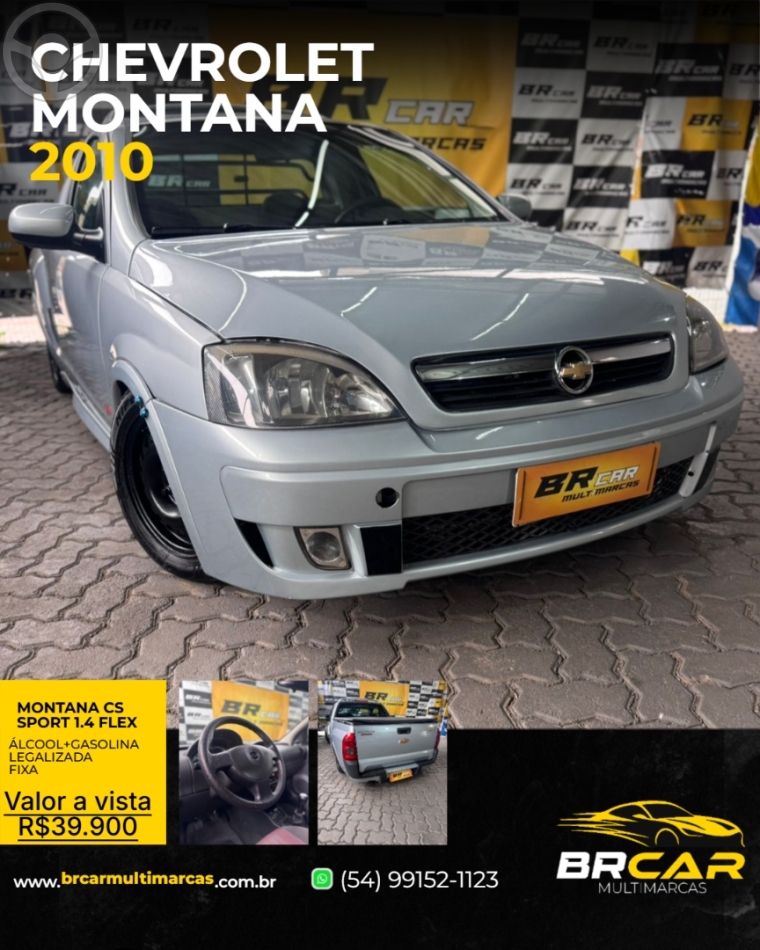 MONTANA 1.4 MPFI SPORT CS 8V FLEX 2P MANUAL - 2010 - CAXIAS DO SUL