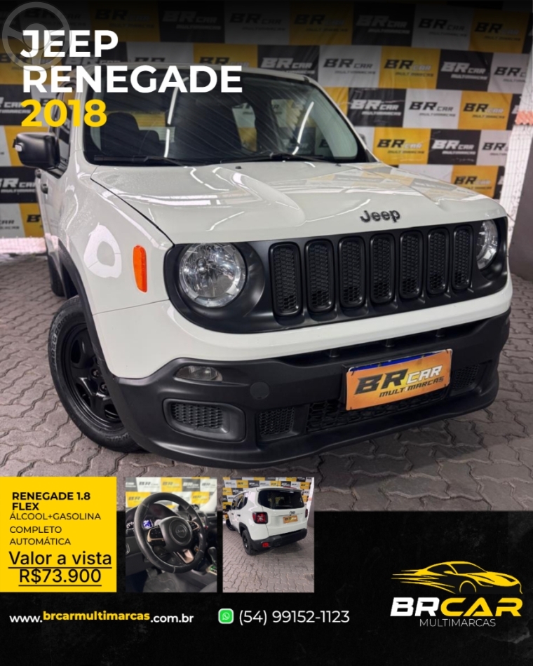 RENEGADE 1.8 16V FLEX 4P AUTOMÁTICO - 2018 - CAXIAS DO SUL