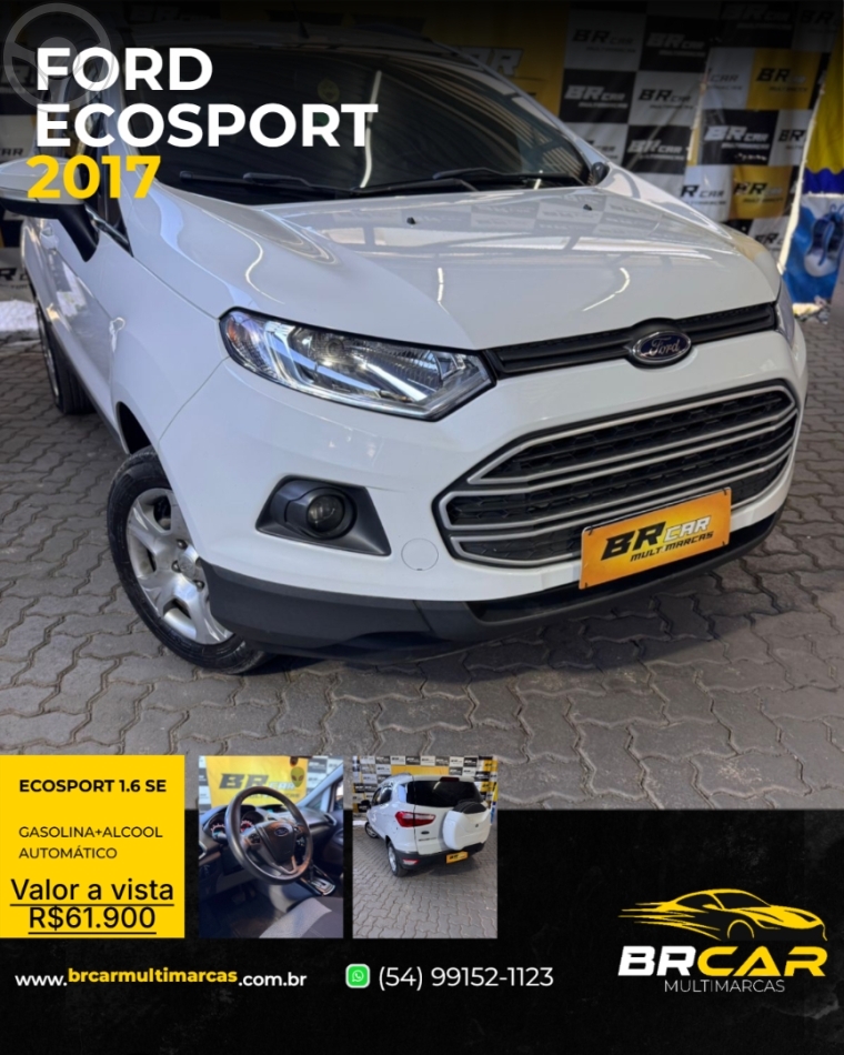 ECOSPORT 1.6 SE 16V FLEX 4P AUTOMÁTICO - 2017 - CAXIAS DO SUL