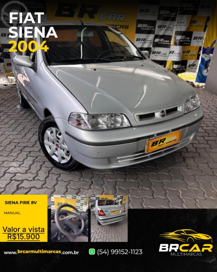 SIENA 1.0 MPI FIRE 8V 4P MANUAL - 2004 - CAXIAS DO SUL