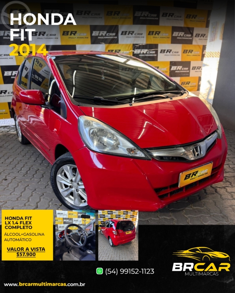 FIT 1.4 LX 16V FLEX 4P AUTOMÁTICO - 2014 - CAXIAS DO SUL