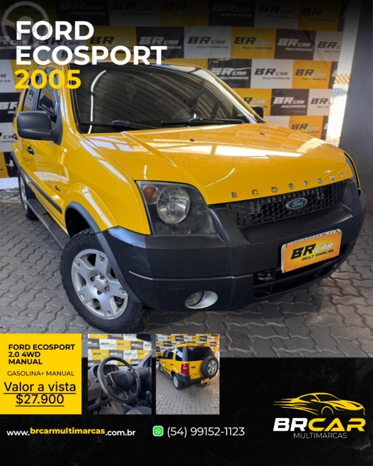 ECOSPORT 2.0 4WD 16V 4P MANUAL - 2005 - CAXIAS DO SUL