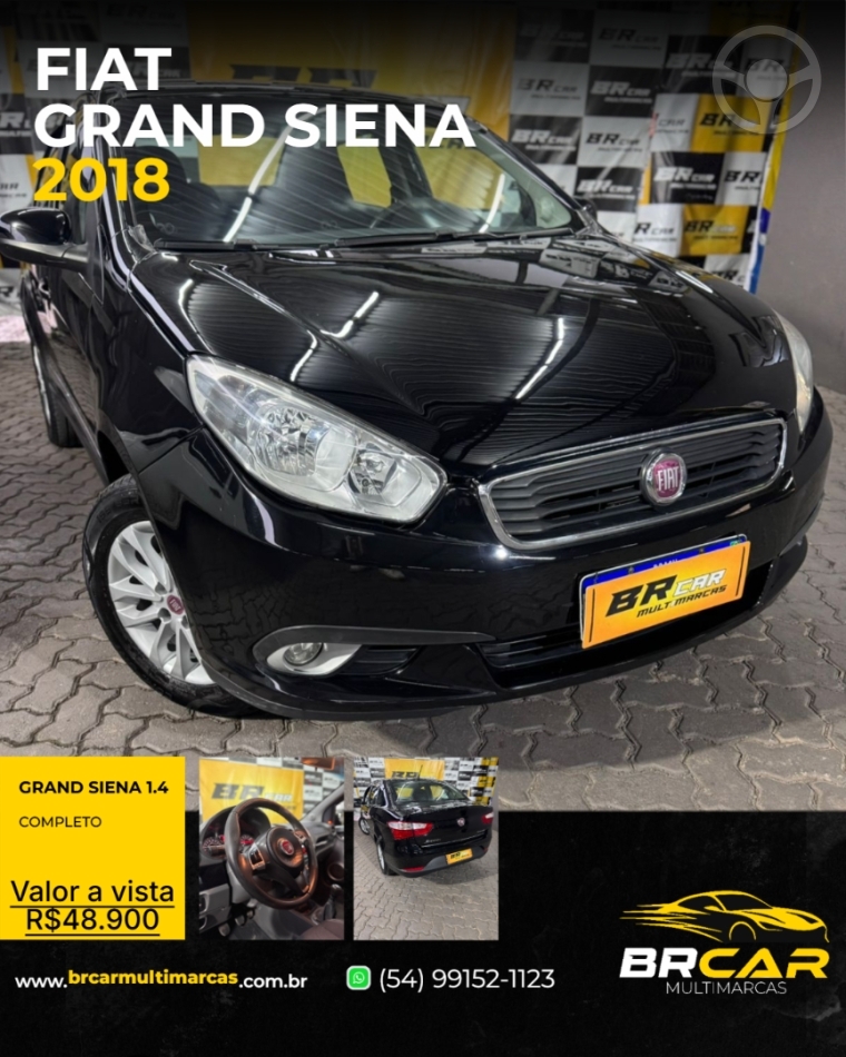 GRAND SIENA 1.4 MPI ATTRACTIVE 8V FLEX 4P MANUAL - 2018 - CAXIAS DO SUL