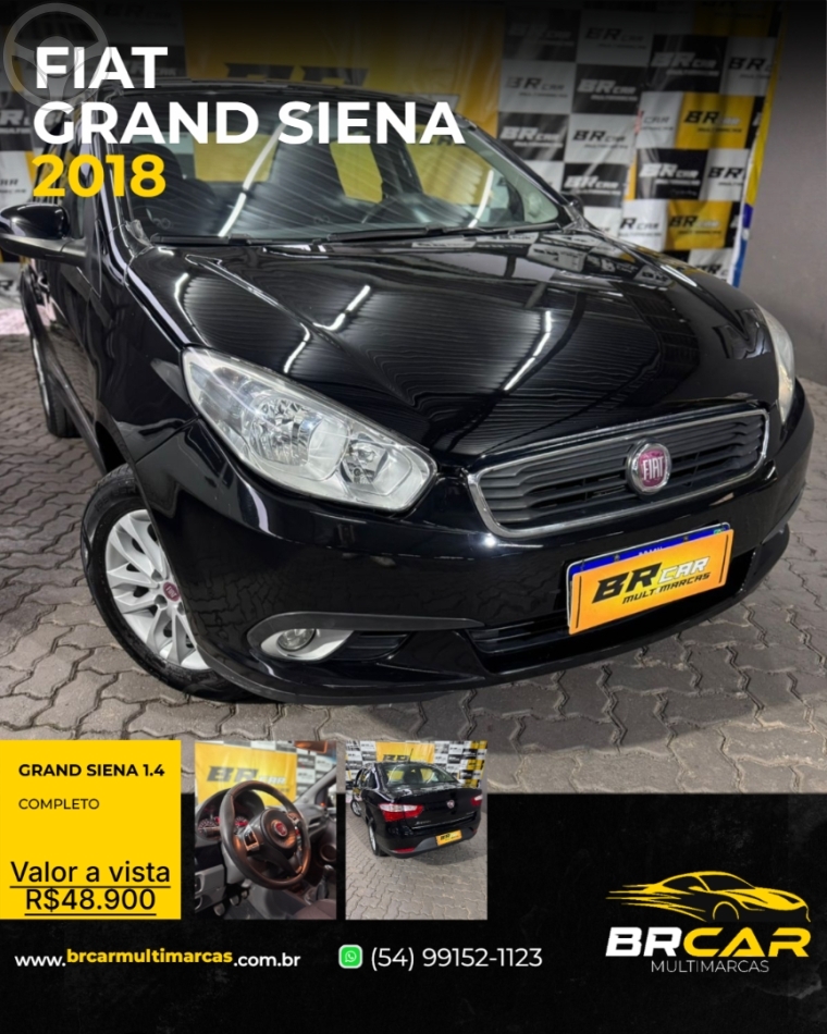 GRAND SIENA 1.4 MPI ATTRACTIVE 8V FLEX 4P MANUAL - 2018 - CAXIAS DO SUL