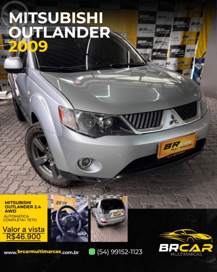 OUTLANDER 2.4 4X4 16V 4P AUTOMÁTICO - 2009 - CAXIAS DO SUL