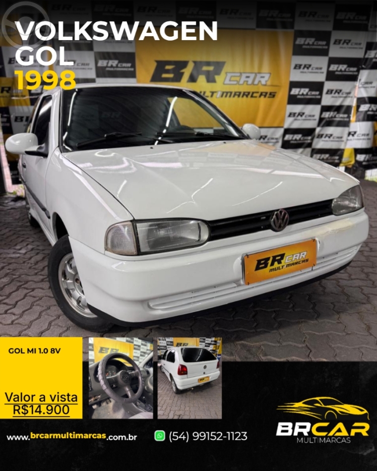 GOL 1.0 MI 8V 2P MANUAL - 1998 - CAXIAS DO SUL
