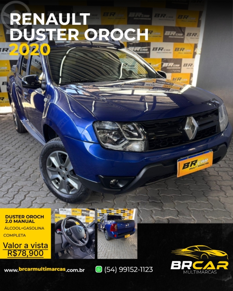 DUSTER OROCH 1.6 16V FLEX DYNAMIQUE 4P MANUAL - 2020 - CAXIAS DO SUL