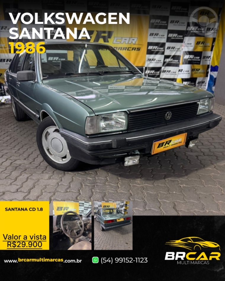 SANTANA 1.8 CD 8V 2P MANUAL - 1986 - CAXIAS DO SUL