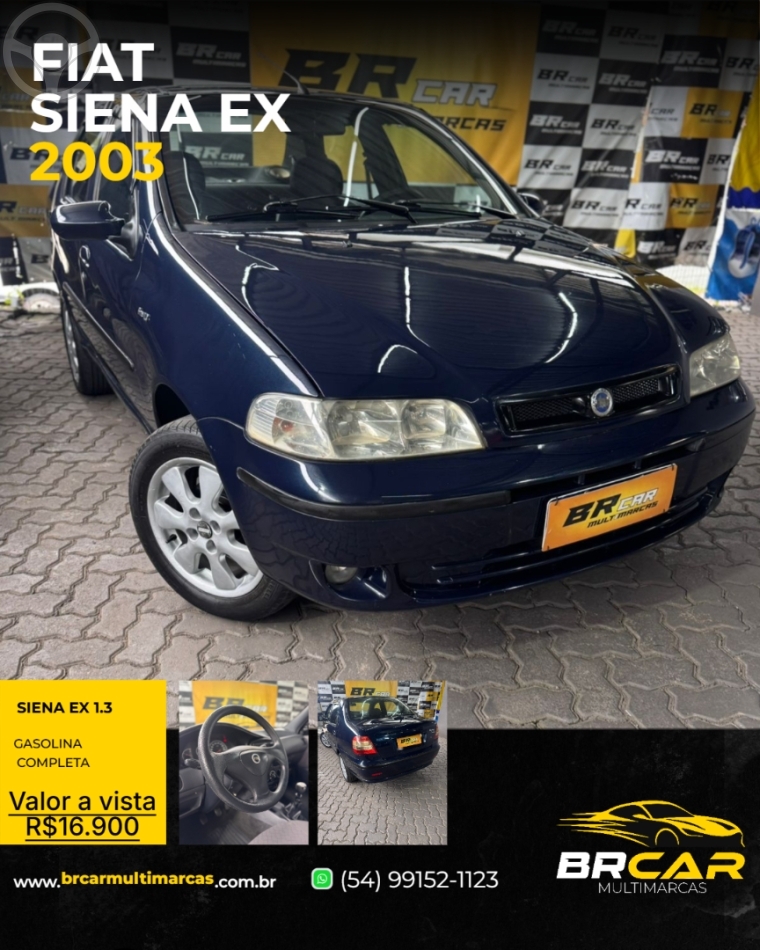 SIENA 1.3 MPI FIRE EX 8V 4P MANUAL - 2003 - CAXIAS DO SUL