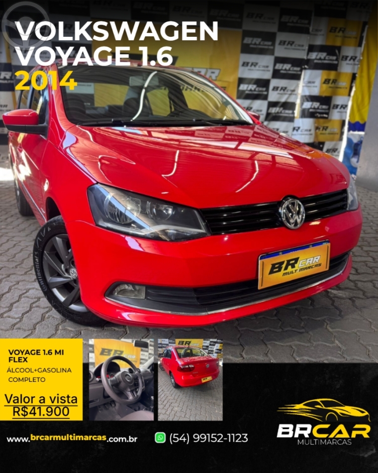 VOYAGE 1.6 MI HIGHLINE 8V FLEX 4P MANUAL - 2014 - CAXIAS DO SUL