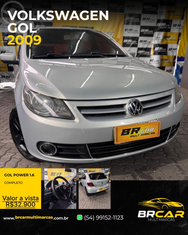 GOL 1.6 MI POWER 8V FLEX 4P MANUAL G.V - 2009 - CAXIAS DO SUL