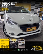 208 1.5 active pack 8v flex 4p manual 2015 caxias do sul