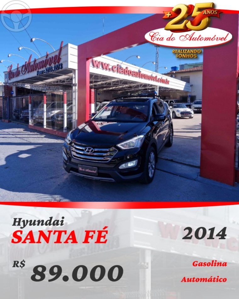 SANTA FÉ 3.3 MPFI 4X4 7 LUGARES V6 270CV 4P AUTOMÁTICO - 2014 - CAXIAS DO SUL