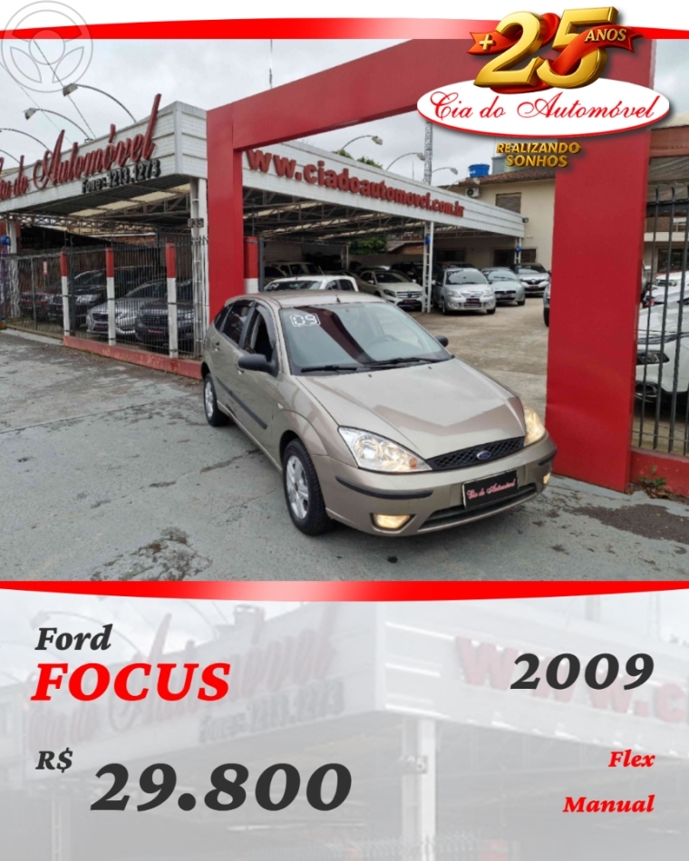 FOCUS 1.6 GL 8V FLEX 4P MANUAL - 2009 - CAXIAS DO SUL