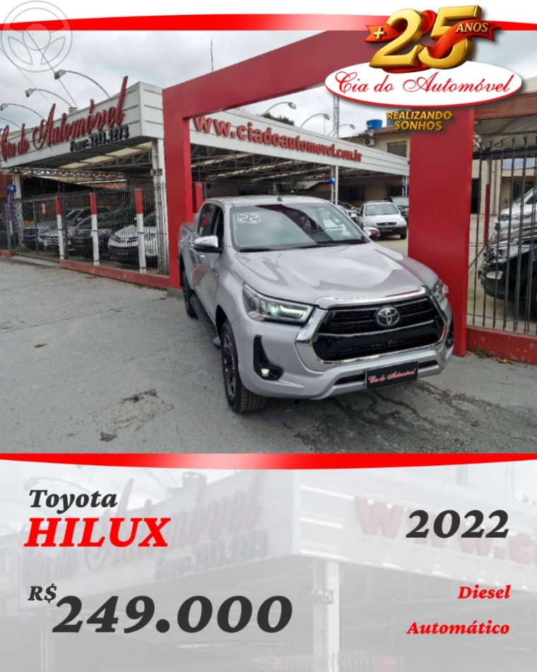 HILUX 2.8 SRX 4X4 CD 16V DIESEL 4P AUTOMÁTICO - 2022 - CAXIAS DO SUL