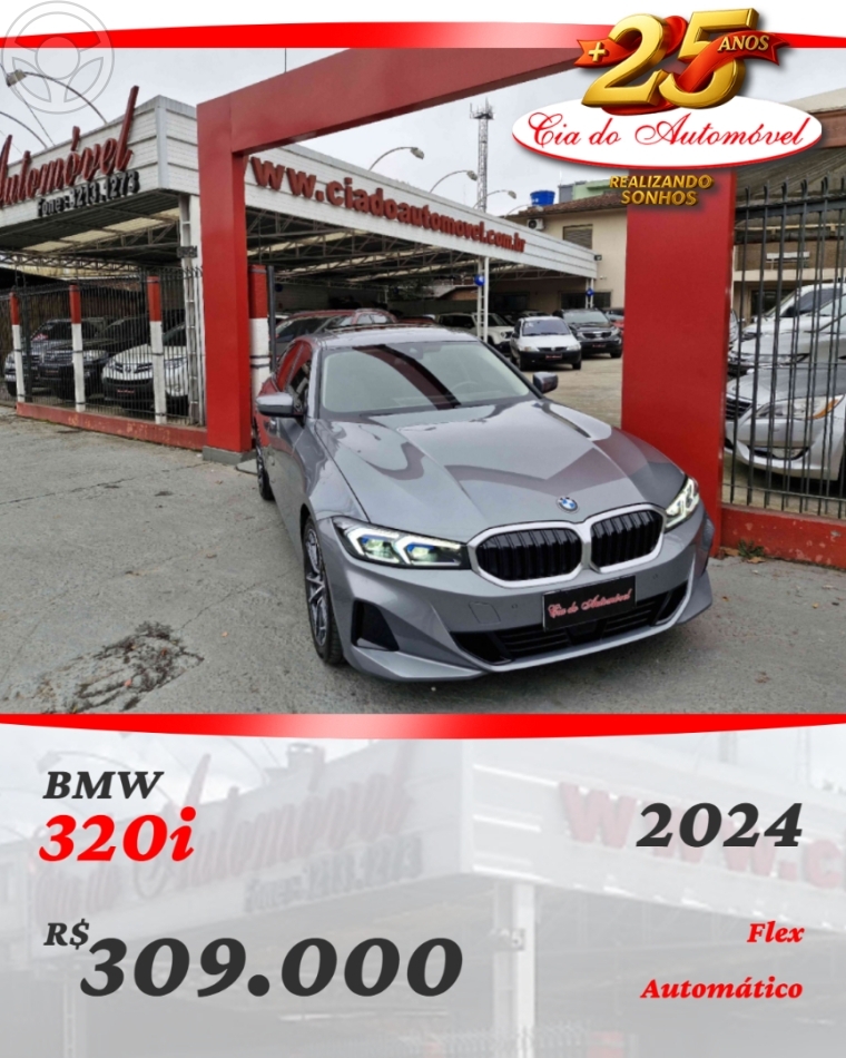 320I 2.0 SPORT GP 16V TURBO ACTIVE FLEX 4P AUTOMÁTICO - 2024 - CAXIAS DO SUL