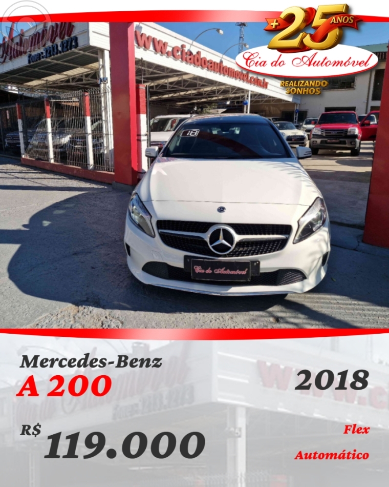 A 200 1.6 TURBO 16V FLEX 4P AUTOMÁTICO - 2018 - CAXIAS DO SUL