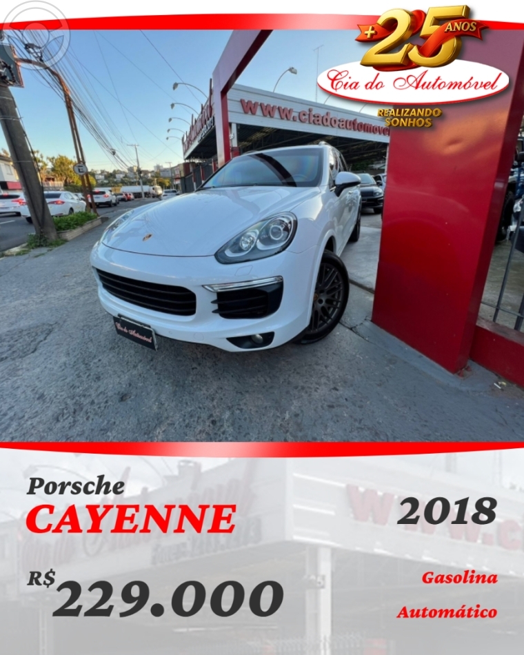 CAYENNE 3.6 4X4 V6 24V 4P TIPTRONIC - 2018 - CAXIAS DO SUL