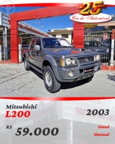l200 2.5 gls hpe 4x4 cd 8v turbo diesel 4p manual 2003 caxias do sul