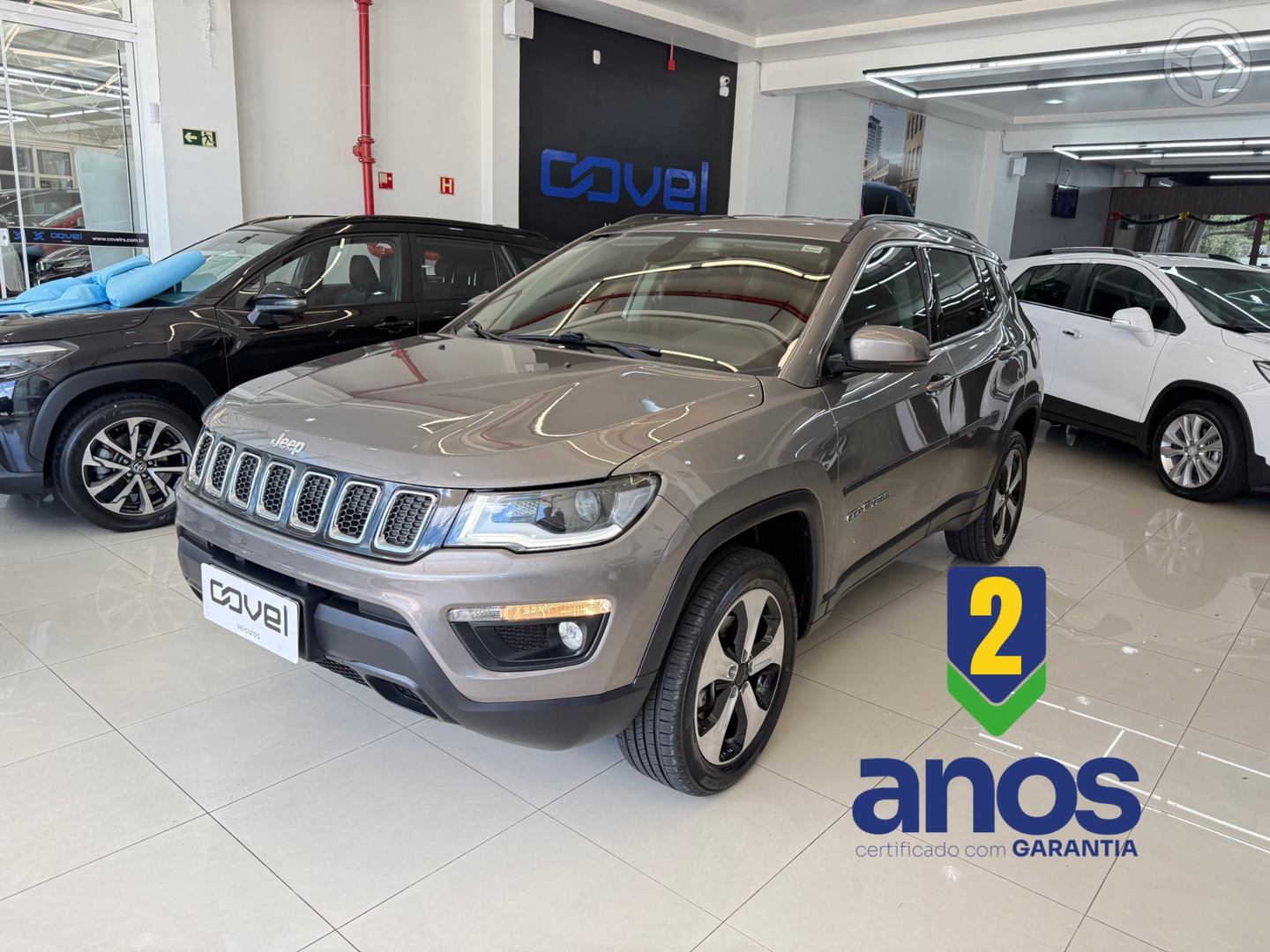 COMPASS 2.0 16V DIESEL LONGITUDE 4X4 AUTOMATICO - 2017 - ENCANTADO