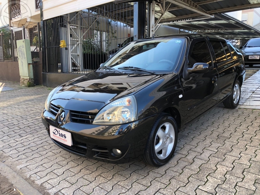 CLIO 1.0 PRIVILÉGE SEDAN 16V FLEX 4P MANUAL - 2009 - NOVO HAMBURGO