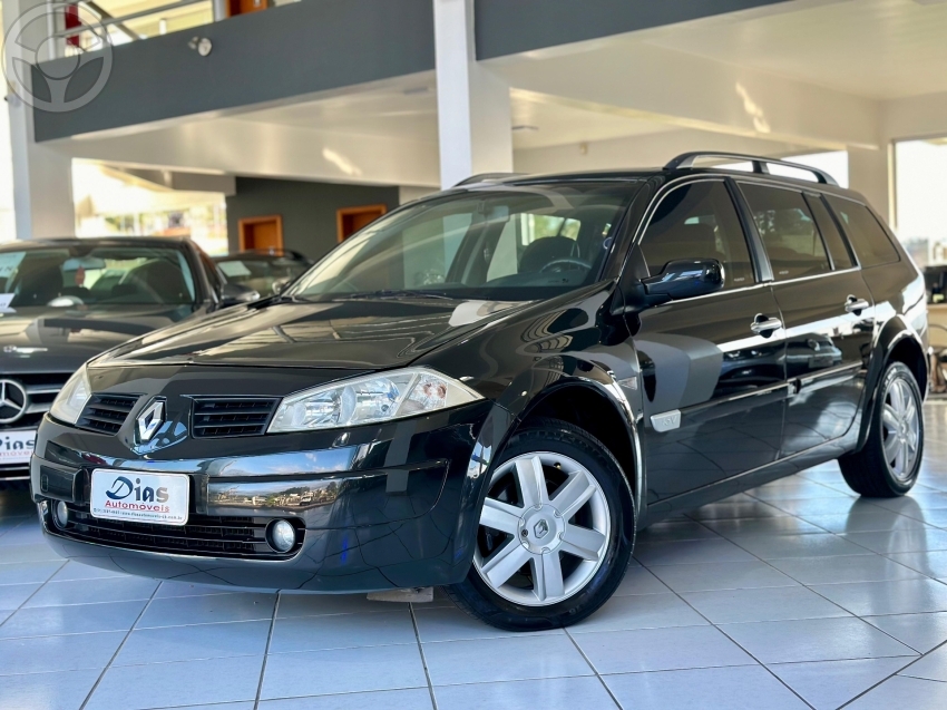 MÉGANE 1.6 DYNAMIQUE GRAND TOUR 16V FLEX 4P MANUAL - 2007 - CAMPO BOM