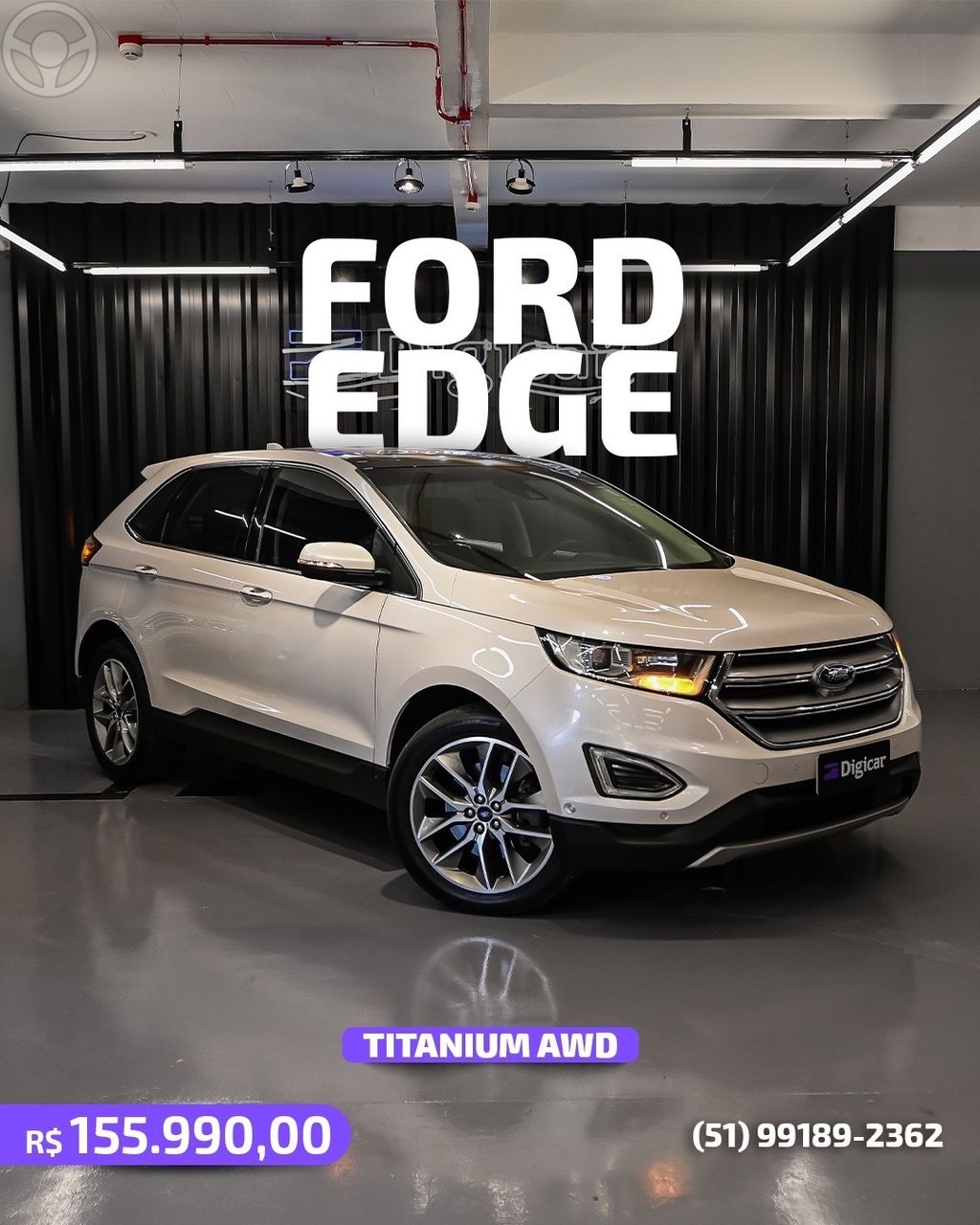 EDGE 3.5 TITANIUM AWD V6 - 2018 - LAJEADO