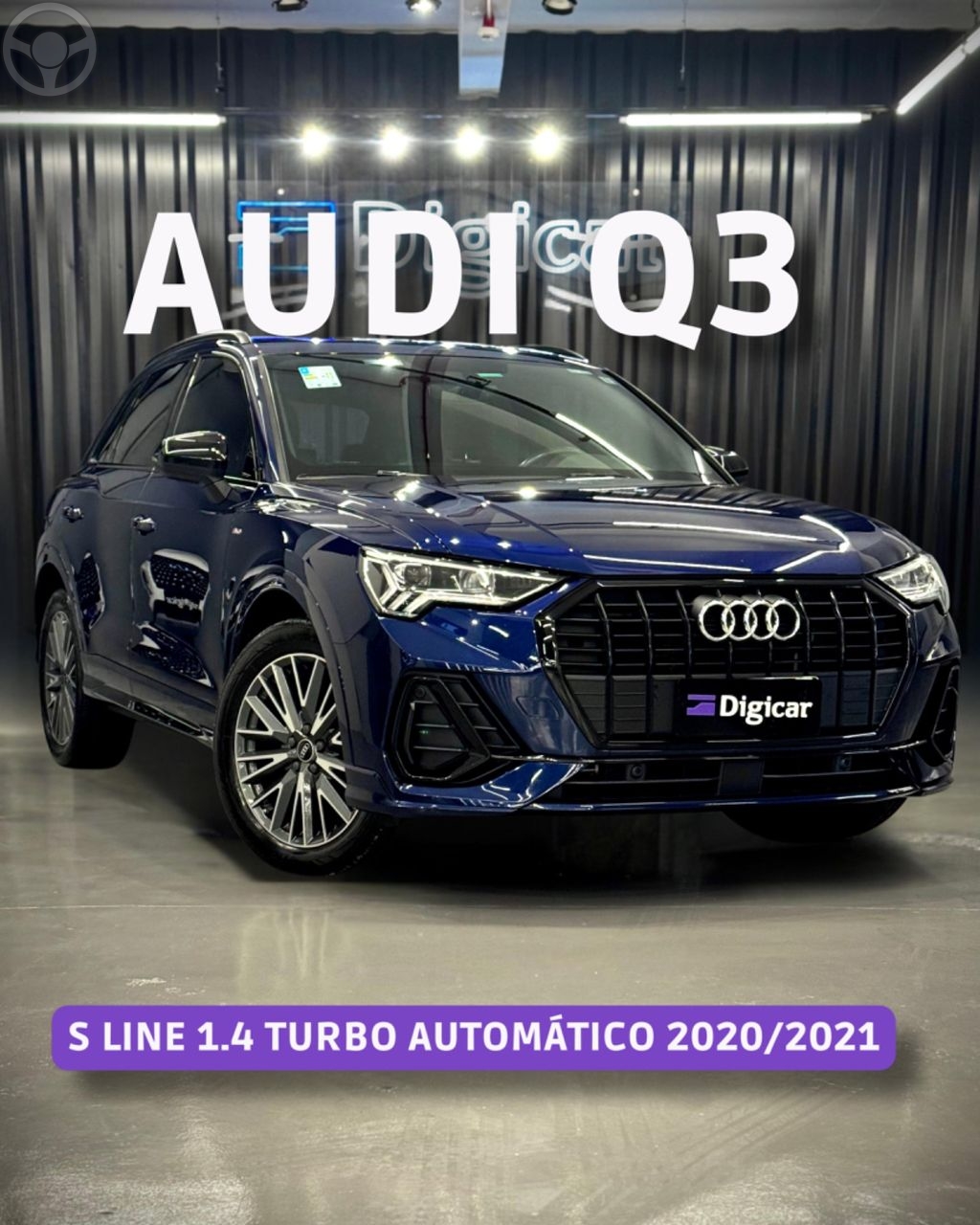 Q3 BLACK S LINE 1.4 TFSI S-TRONIC  - 2021 - LAJEADO