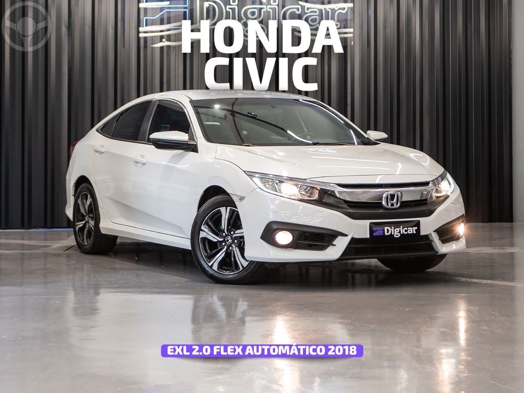 CIVIC CIVIC SEDAN EXL 2.0 FLEX 16V AUT.4P - 2018 - LAJEADO