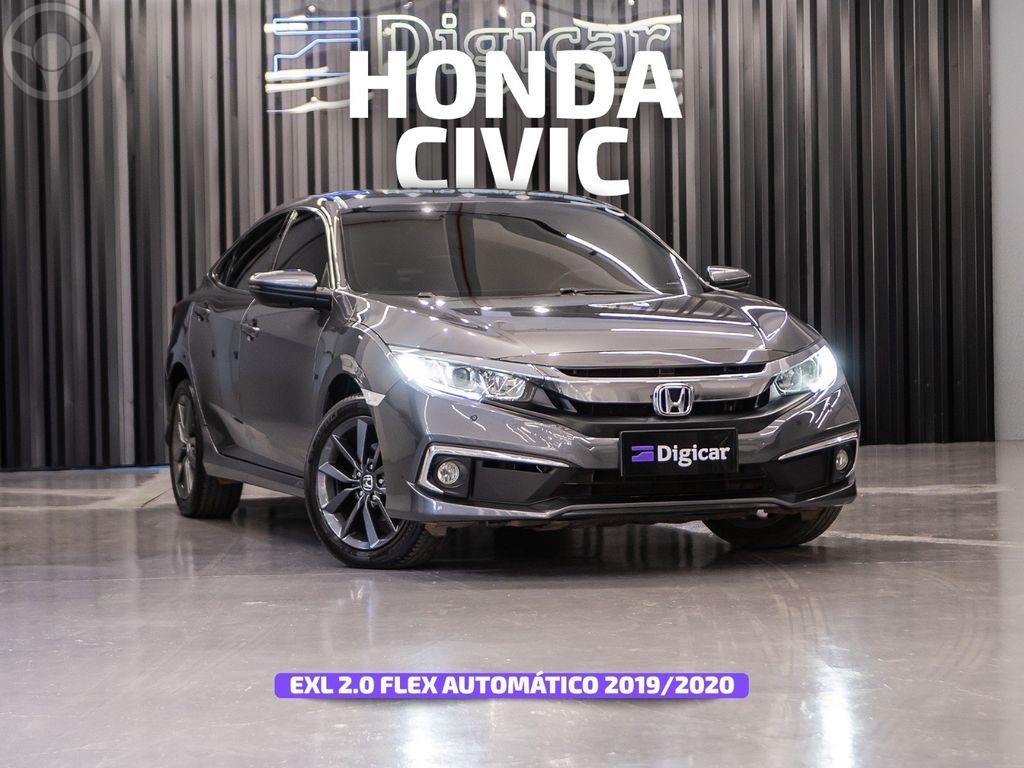 CIVIC SEDAN EXL 2.0 FLEX 16V AUT.4P  - 2020 - LAJEADO