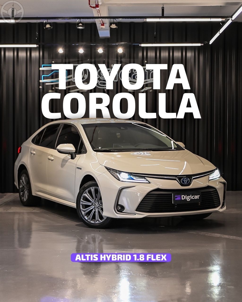 COROLLA ALTIS 1.8 16V AUT. HÍBRIDO  - 2020 - LAJEADO