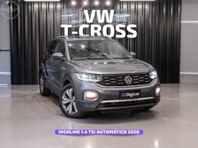 t cross highline 1.4 tsi flex 16v 5p aut 2020 lajeado