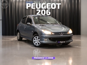206 presence 1.4 1.4 flex 8v 5p 2008 lajeado