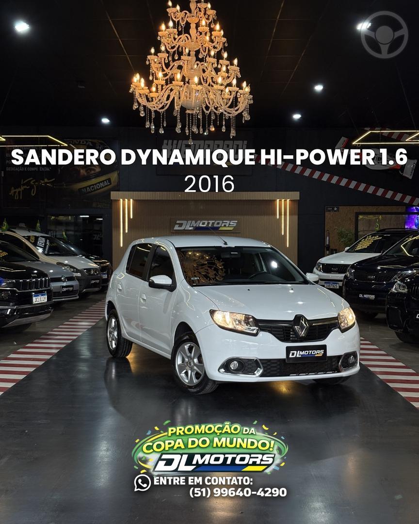 SANDERO 1.6 DYNAMIQUE 8V FLEX 4P MANUAL - 2016 - LAJEADO