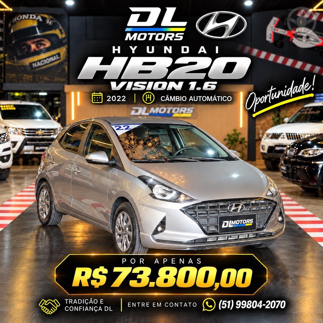 HB20 1.6 VISION 16V FLEX 4P AUTOMATICO - 2022 - LAJEADO