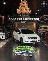 civic 2.0 lxr 16v flex 4p automatico 2016 lajeado