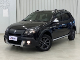sandero 1.6 stepway tweed 16v flex 4p automatico 2014 canela