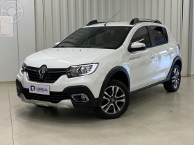 sandero 1.6 stepway iconic x tronic 16v flex 4p automatico 2020 canela