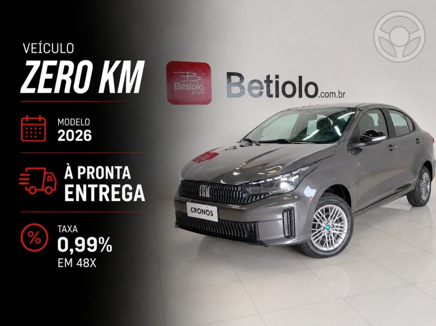 CRONOS 1.3 DRIVE FLEX 4P AUTOMÁTICO - 2026 - LAJEADO